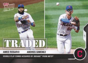 2020-21 Topps Now Off-Season #OS-40 Amed Rosario / Andres Gimenez Front