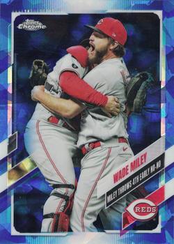 2021 Topps Chrome Update Sapphire Edition #US36 Wade Miley Front