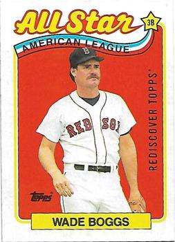2017 Topps - Rediscover Topps 1989 Topps Stamped Buybacks Bronze #399 Wade Boggs Front