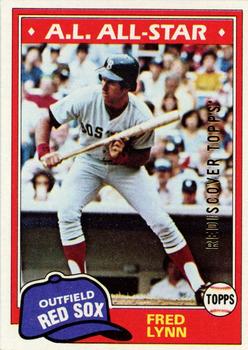 2017 Topps - Rediscover Topps 1981 Topps Stamped Buybacks Gold #720 Fred Lynn Front