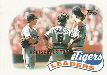 2017 Topps - Rediscover Topps 1989 Topps Stamped Buybacks Gold #609 Tigers Leaders Front