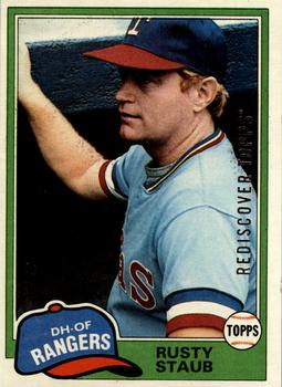 2017 Topps - Rediscover Topps 1981 Topps Stamped Buybacks Silver #80 Rusty Staub Front