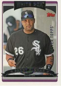 2017 Topps - Rediscover Topps 2006 Topps Updates & Highlights Stamped Buybacks Silver #UH79 Sandy Alomar Front