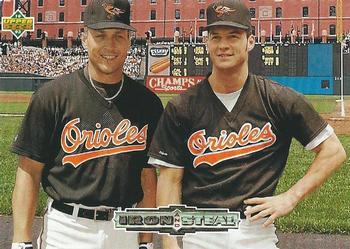 1993 Upper Deck #44 Iron and Steal (Cal Ripken Jr. / Brady Anderson) Front