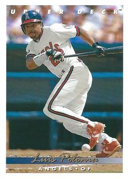 1993 Upper Deck #178 Luis Polonia Front
