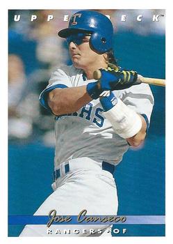 1993 Upper Deck #365 Jose Canseco Front