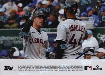 2022 Topps Now #4 Cleveland Guardians Back