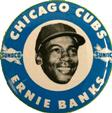 1969-70 Sunoco Chicago Cubs Pins #NNO Ernie Banks Front