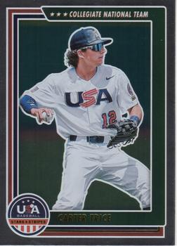 2022 Panini USA Baseball Stars & Stripes - Longevity (Retail Base) #36 Carter Trice Front