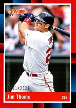 2022 Donruss - Red #256 Jim Thome Front