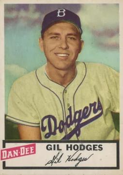 1954 Dan-Dee Potato Chips #NNO Gil Hodges Front