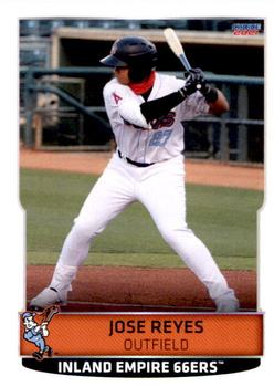 2021 Choice Inland Empire 66ers #23 Jose Reyes Front