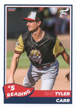 2021 Choice Reading Fightin Phils Update #4 Tyler Carr Front