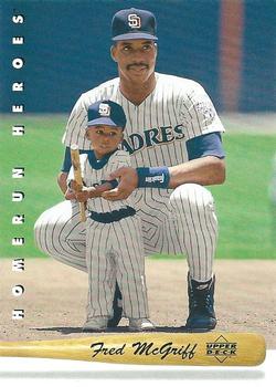 1993 Upper Deck - Home Run Heroes #HR4 Fred McGriff Front