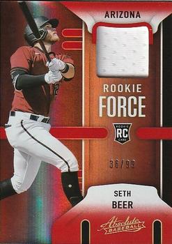 2022 Panini Absolute - Rookie Force Spectrum Red #RF-SB Seth Beer Front