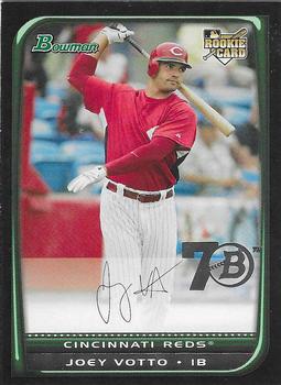 2017 Bowman - Bowman Buybacks 2008 Bowman Stamped Silver #204 Joey Votto Front