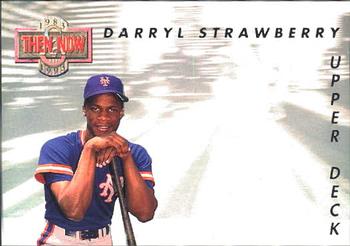 1993 Upper Deck - Then and Now #TN8 Darryl Strawberry Front