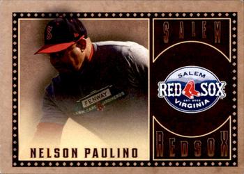 2022 Choice Salem Red Sox #37 Nelson Paulino Front