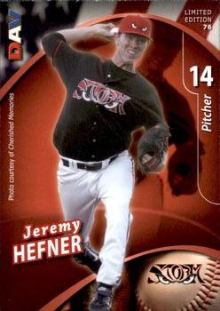 2009 DAV Minor League #76 Jeremy Hefner Front