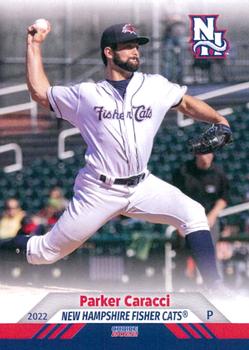 2022 Choice New Hampshire Fisher Cats #4 Parker Caracci Front