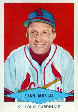 1954 Red Heart Dog Food #NNO Stan Musial Front