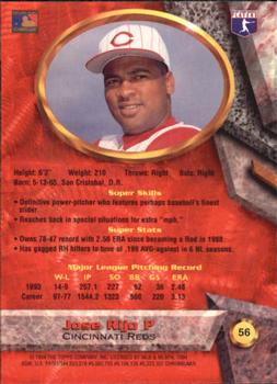 1994 Bowman's Best #56 Jose Rijo Back