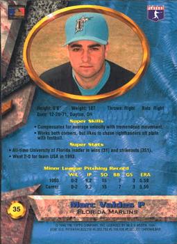 1994 Bowman's Best #35 Marc Valdes Back