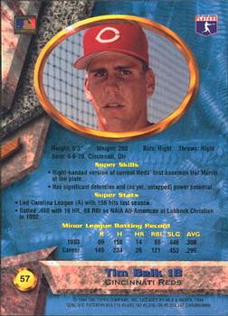 1994 Bowman's Best #57 Tim Belk Back