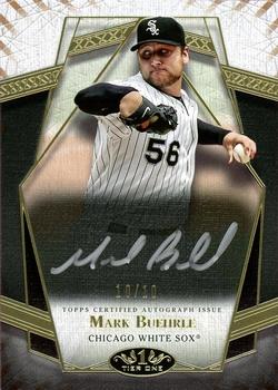 2022 Topps Tier One - Prime Performers Autographs Silver Ink #PPA-MBU Mark Buehrle Front
