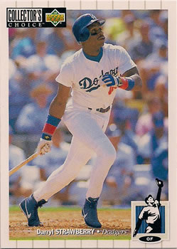 1994 Collector's Choice #366 Darryl Strawberry Front