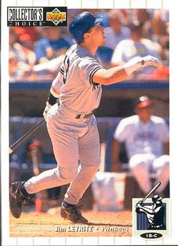 1994 Collector's Choice #453 Jim Leyritz Front