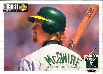 1994 Collector's Choice #525 Mark McGwire Front