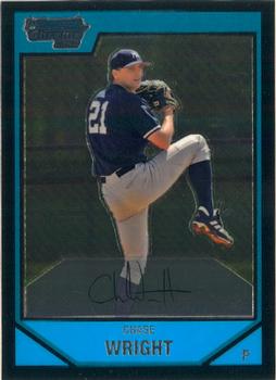 2007 Bowman - Chrome Prospects #BC36 Chase Wright Front