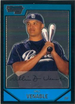 2007 Bowman - Chrome Prospects #BC84 Will Venable Front