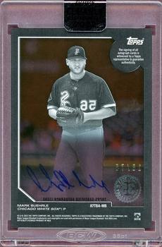 2022 Topps Clearly Authentic - 1987 Topps Baseball Autographs Black #87TBA-MB Mark Buehrle Back