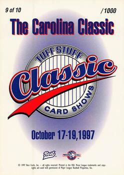 1997 Best - Tuff Stuff Carolina Classic #9 Jaret Wright Back