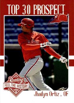 2017 Choice Reading Phillies Top 30 Prospects #NNO Jhailyn Ortiz Front