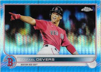 2022 Topps Chrome - Prism Refractor #171 Rafael Devers Front