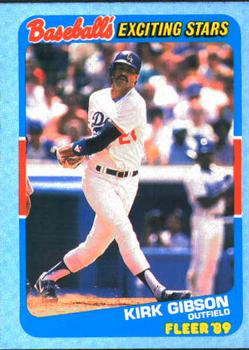 1989 Fleer Baseball's Exciting Stars #14 Kirk Gibson Front