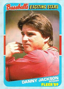 1989 Fleer Baseball's Exciting Stars #25 Danny Jackson Front