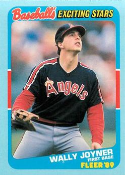 1989 Fleer Baseball's Exciting Stars #28 Wally Joyner Front