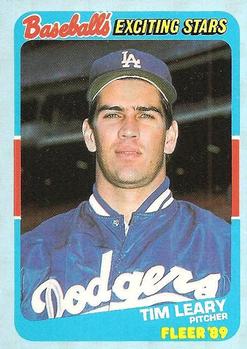 1989 Fleer Baseball's Exciting Stars #30 Tim Leary Front