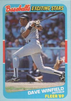 1989 Fleer Baseball's Exciting Stars #43 Dave Winfield Front