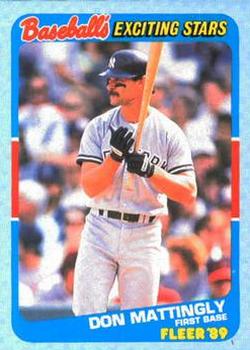 1989 Fleer Baseball's Exciting Stars #31 Don Mattingly Front