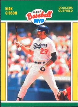 1989 Fleer Baseball MVPs #13 Kirk Gibson Front