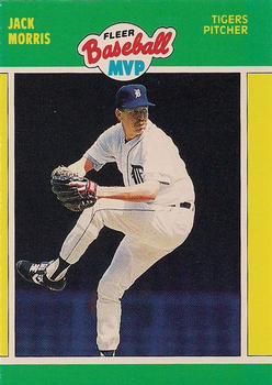 1989 Fleer Baseball MVPs #30 Jack Morris Front