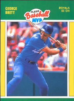 1989 Fleer Baseball MVPs #4 George Brett Front