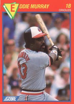 1989 Score Baseball's 100 Hottest Players #83 Eddie Murray Front