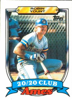 1989 Topps Ames 20/20 Club #33 Robin Yount Front