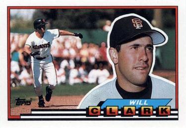 1989 Topps Big #146 Will Clark Front